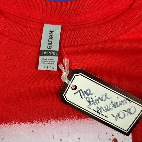 Red True Crime Short Sleeve T Shirt ‘The Husband Did It’ Graphic Print Top - Picture 9 of 10